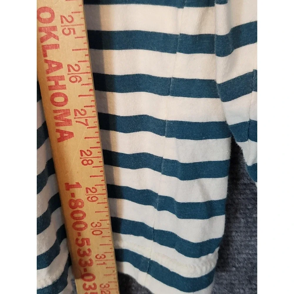 Levis Shirt Mens XL Striped‎ Long Sleeve Green White Batwing Graphic Vintage 90s